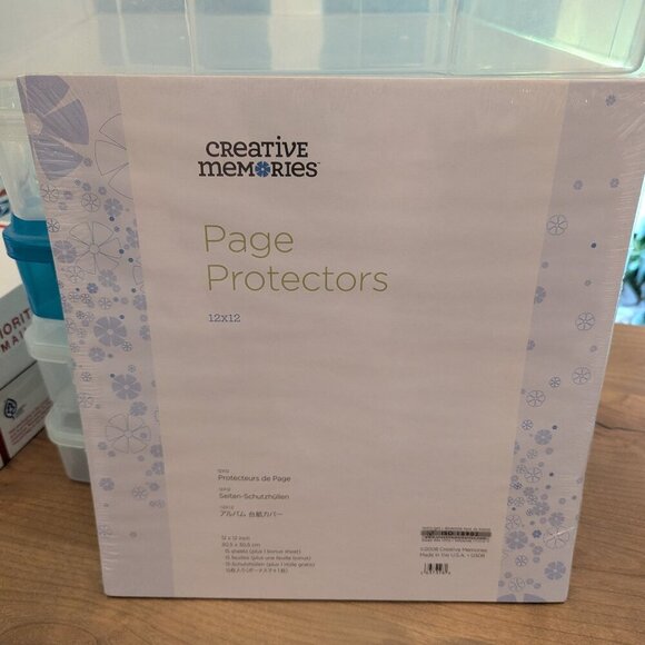 NWT Pack of 15 Page Protectors for 12x12 Creative Memories Albums - Picture 1 of 4